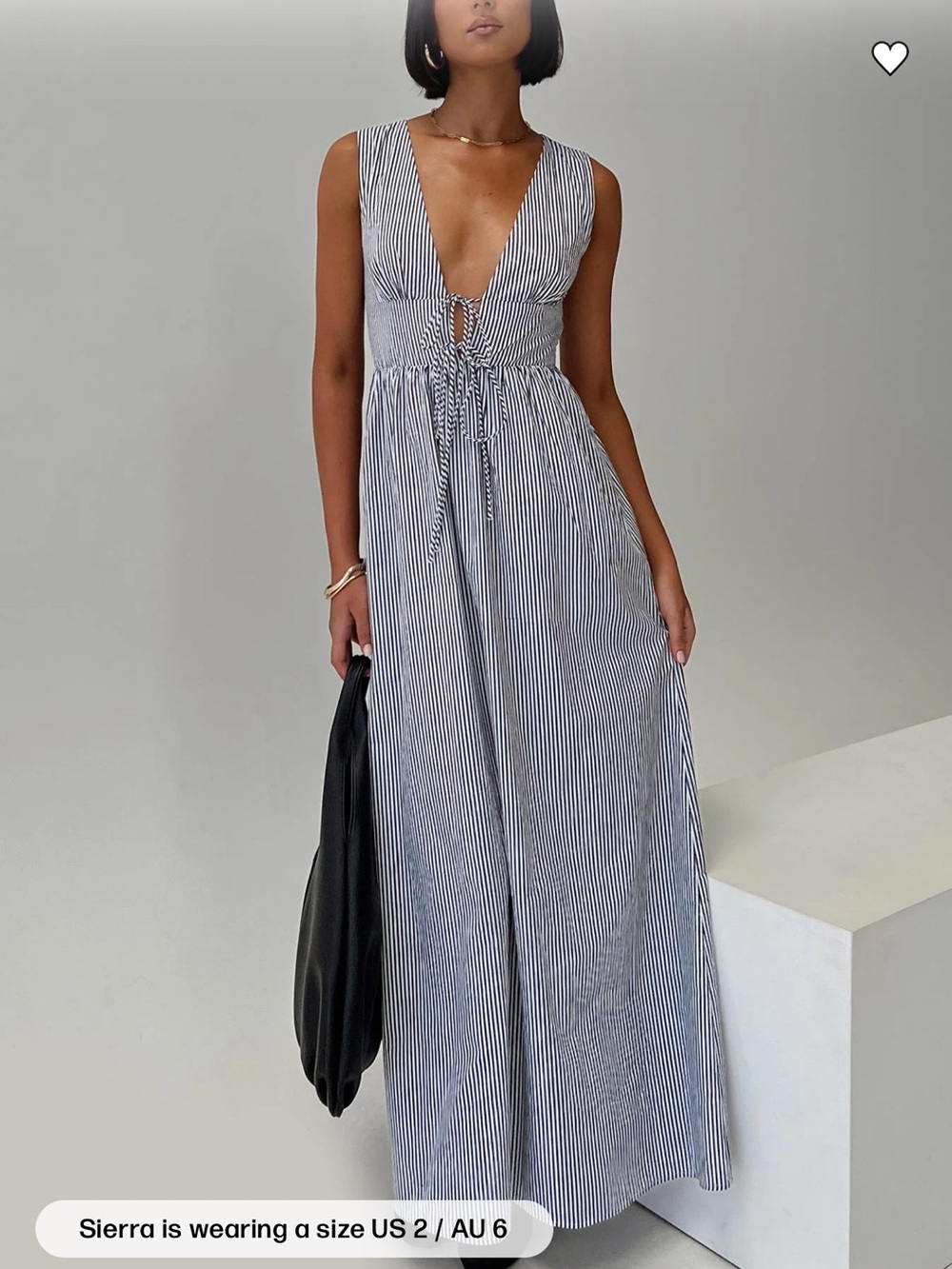 Princess Polly striped maxi dress